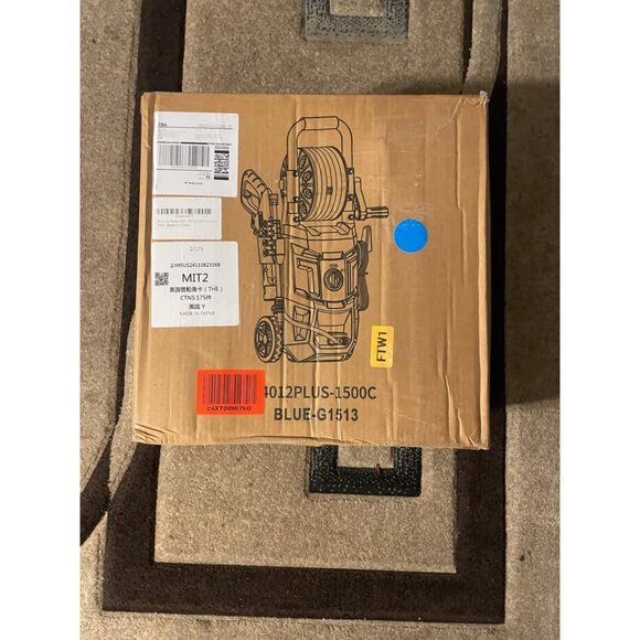 1250 PSI Electric Pressure Washer w/ 4 Nozzles, Foam Cannon, 35ft Cord - Picture 1 of 6